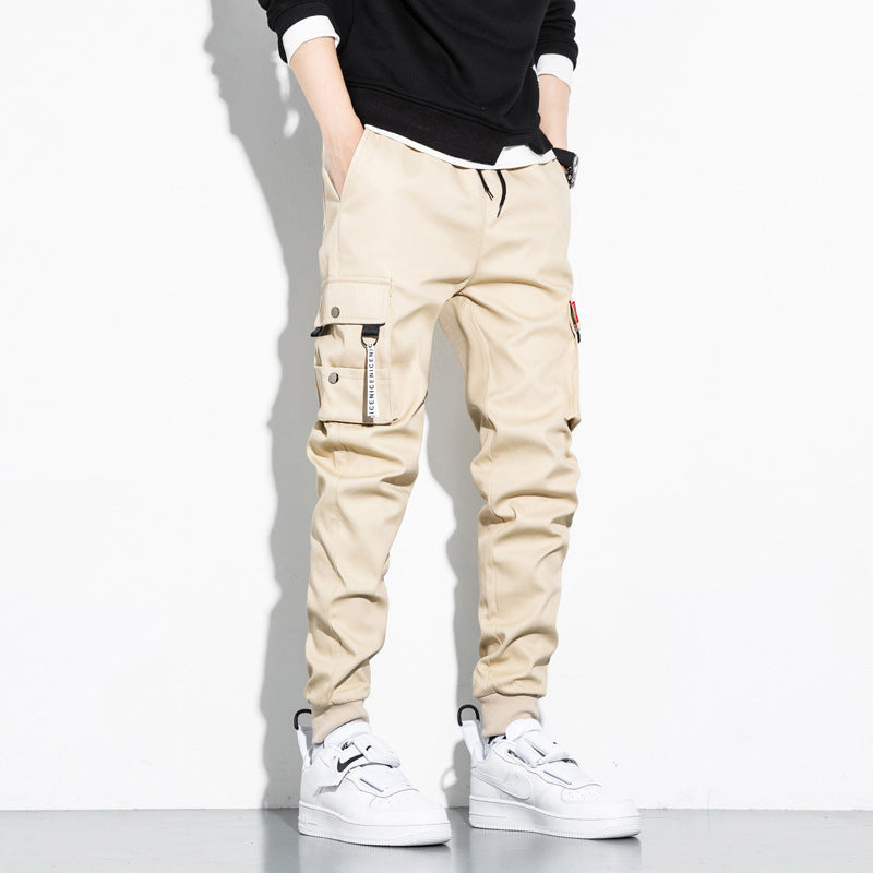 Korean Loose Cotton Sports Cargo Pants 20% DISCOUNT