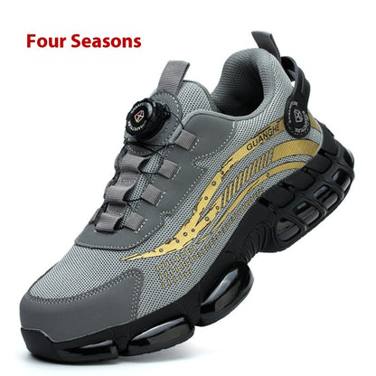 Anti Smashing And Anti Piercing Wear-resistant Labor Protection Shoes