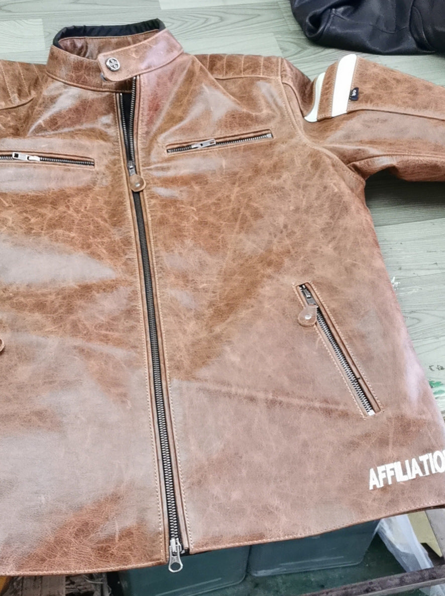 Motorcycle leather jacket