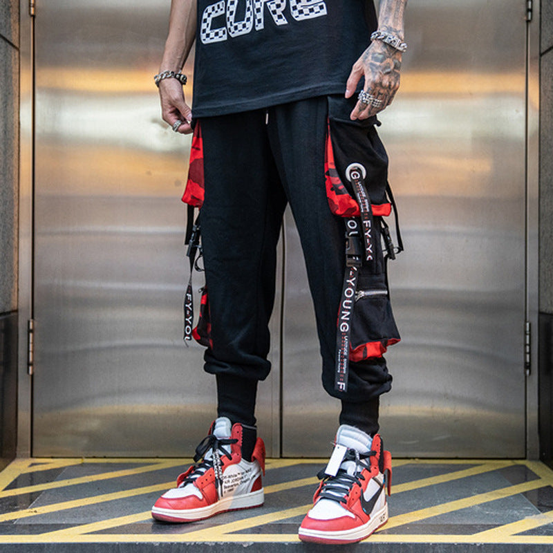 Street hiphop webbing Harun leggings