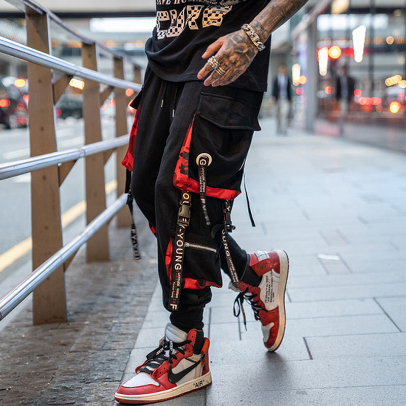 Street hiphop webbing Harun leggings