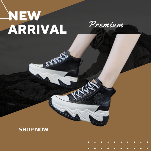 EL PASO High-Top Lace-Up Sneakers GET UPTO 70% DISCOUNT SALE!!!