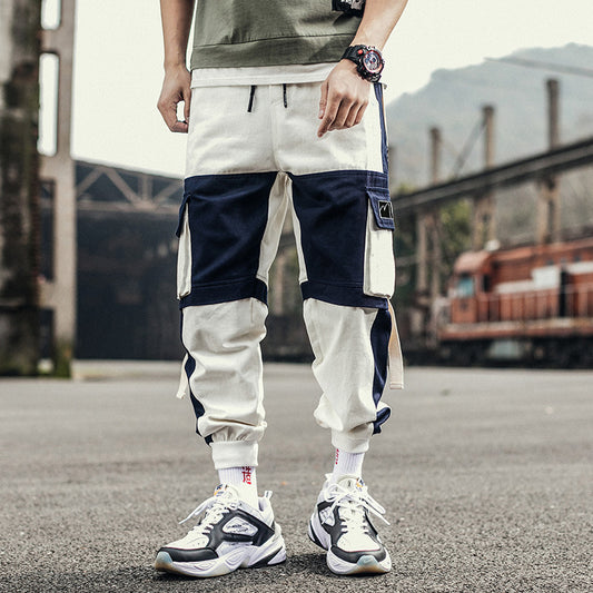 Pocket Contrast Cargo Pants