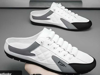 Men's White Half Casual Shoes MAGICBOXVIPWHITE50% DISCOUNT SALE!!!