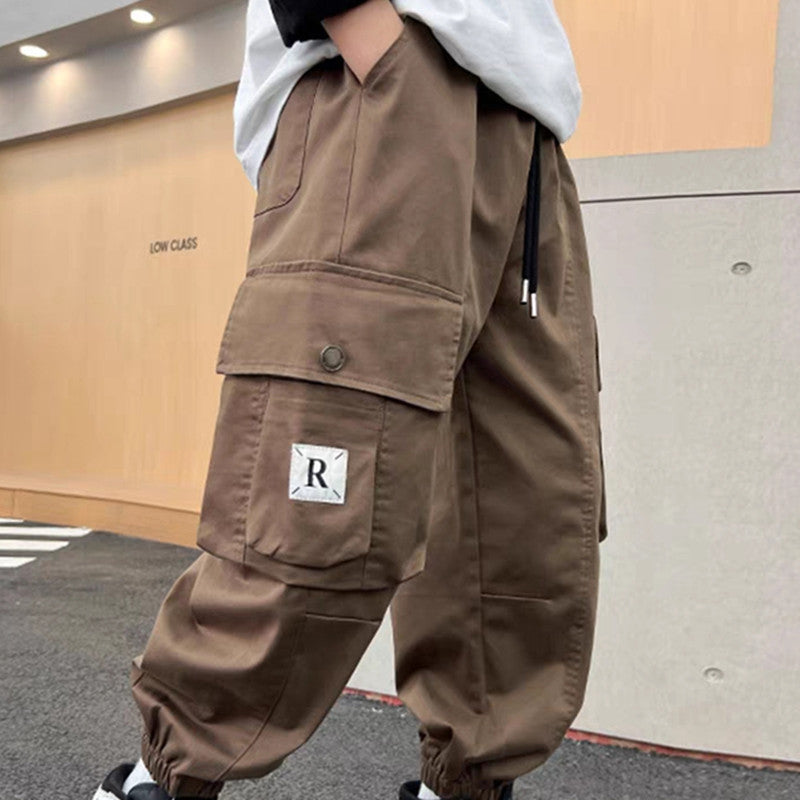 Men's Loose Straight-leg Ankle-banded Pants