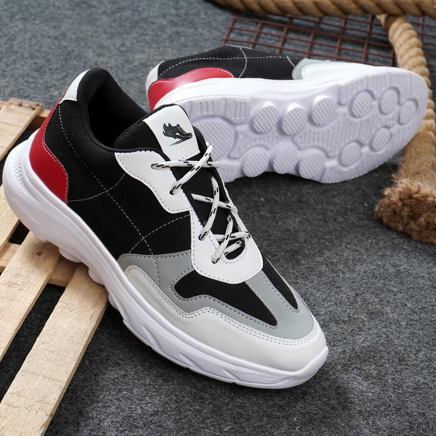 BONKERZ Men Round-toe Lace-Up Sneakers GET UPTO 60% DISCOUNT SALE!!!