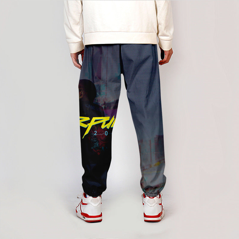 Cyberpunk 2077 Punk Cargo Pants Summer Thin