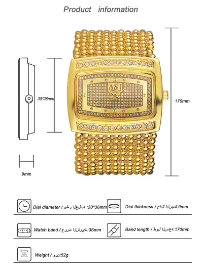 Middle East Luxury Women's Watch Atmospheric Diamond