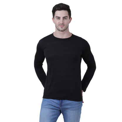 Men's Cotton Round Neck Full Sleeves Stylish Tshirt (Pack of 3)