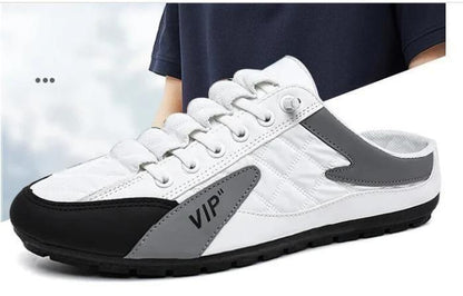 Men's White Half Casual Shoes MAGICBOXVIPWHITE50% DISCOUNT SALE!!!