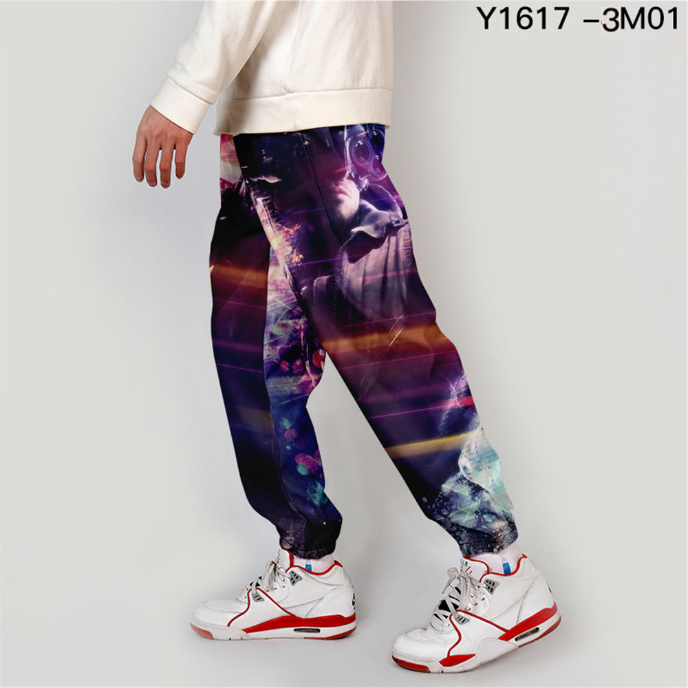 Cyberpunk 2077 Punk Cargo Pants Summer Thin