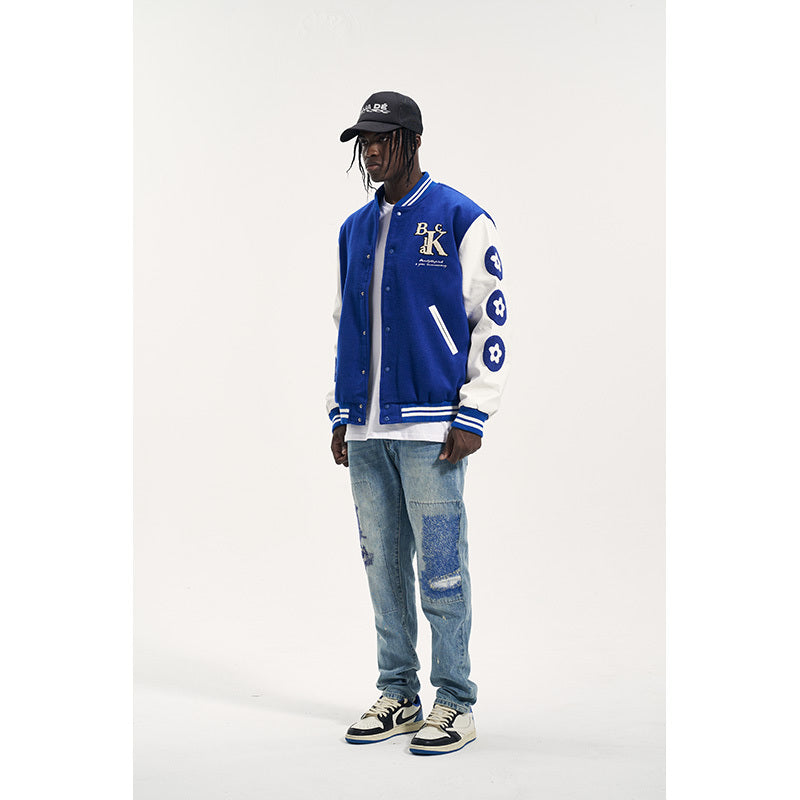 Men's Loose Baseball Jacket High Street Coat