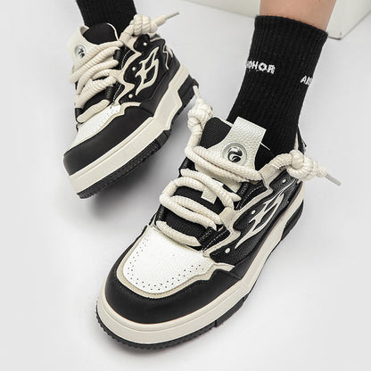 Men's Platform All-match Height Increasing Niche Personality Korean Casual Shoes