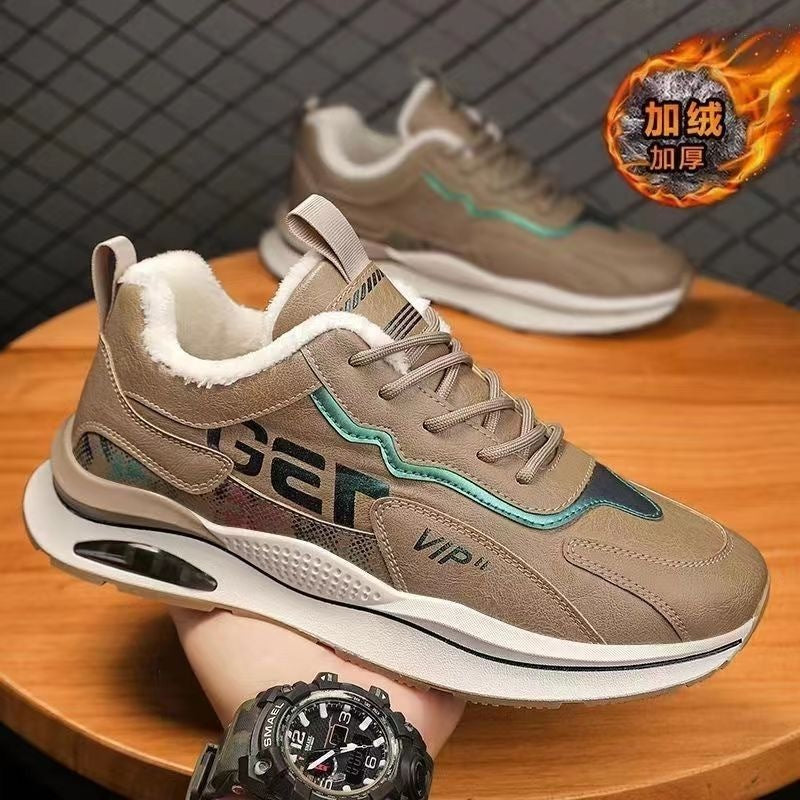 Men's Leather Surface Sports Running Shoes