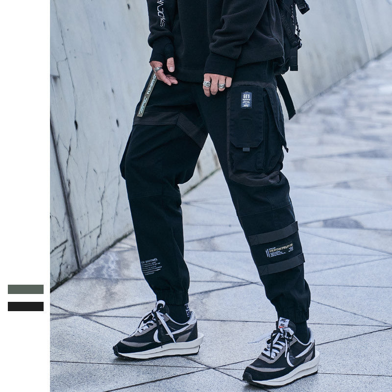 Men's Multi Pocket High Street Casual Pants