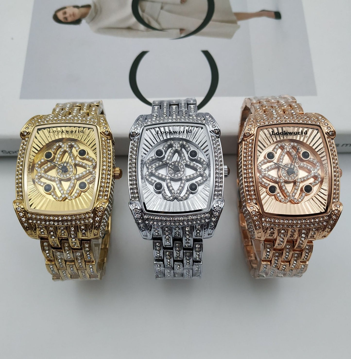 Women's Diamond Bracelet Quartz Watch