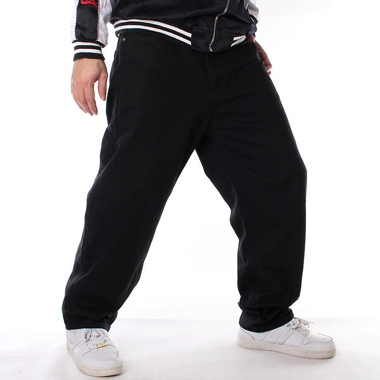 Creative Embroidery Hip Hop Jeans Male