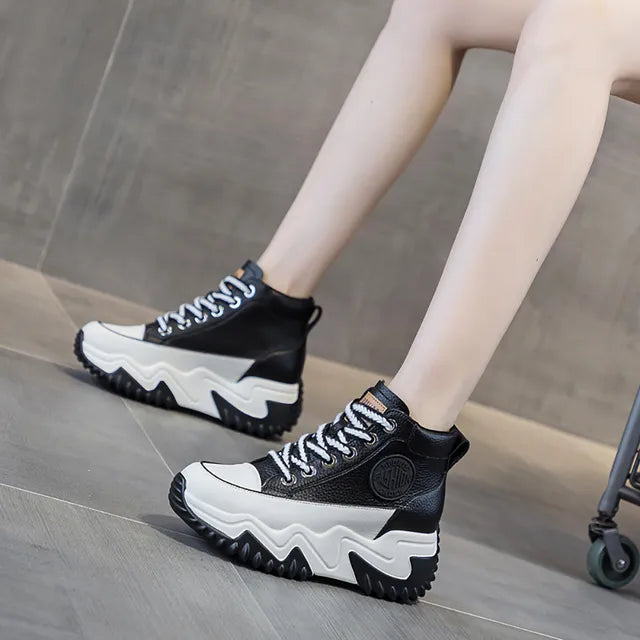 EL PASO High-Top Lace-Up Sneakers GET UPTO 70% DISCOUNT SALE!!!